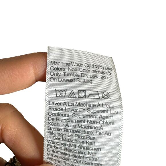 MADEWELL Seersucker Lucie Smocked Button Front Midi Dress Women's Size Small - Picture 5 of 8